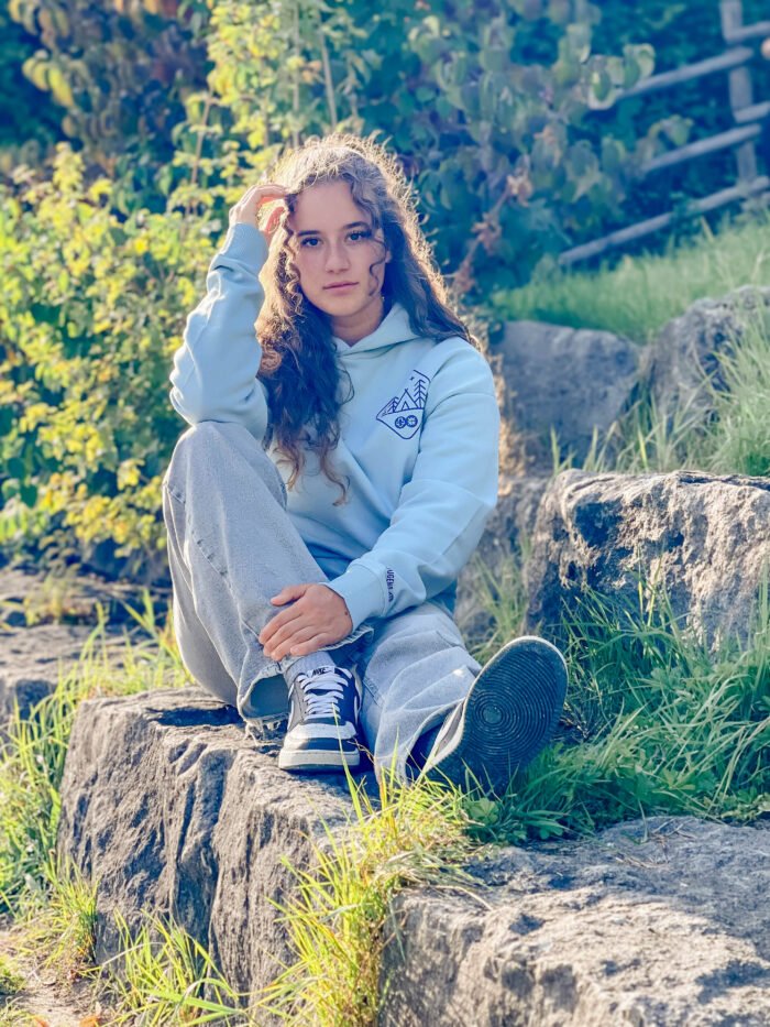 Aktion CPA Hoodie in hellblau – Bild 2