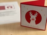 DIY Weihnachtskarte "Rentier"