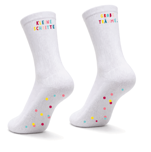Socken weiß KBM Socken mit Konfetti - KBM – Bild 1